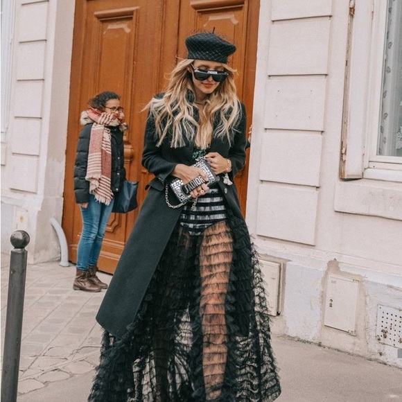 Sheer skirt. Trending. Colorful. Screams summer!! - Picture 15 of 15